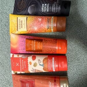 Bath & Body Works Body Wash Collection - Black, Orange, Pink, Red